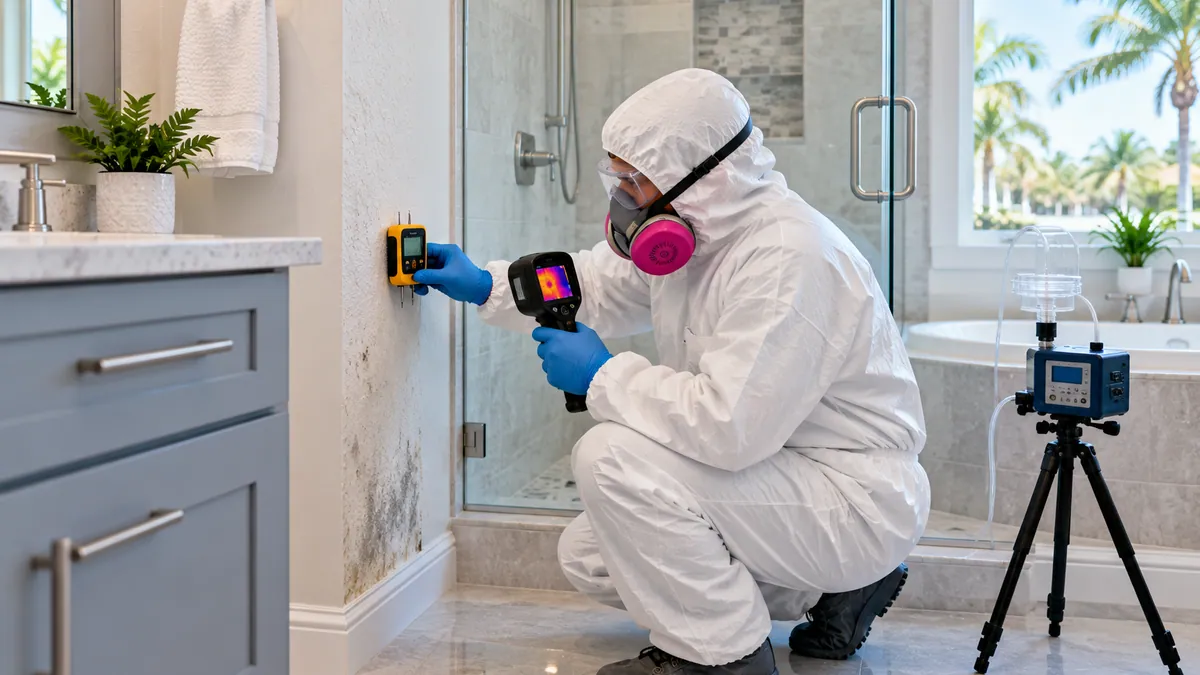 Mold Inspection and Testing in Briny Breezes